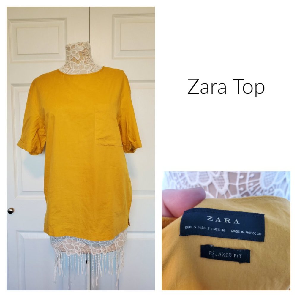 Zara Short Sleeve Top 8423